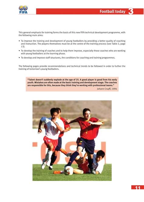 We would ask all coaches, managers, players, and parents to make sure to review the FIFA Laws of the Game Manual and the US Soccer Small Sided Games Rules and Regulations. . Fifa coaching manual pdf